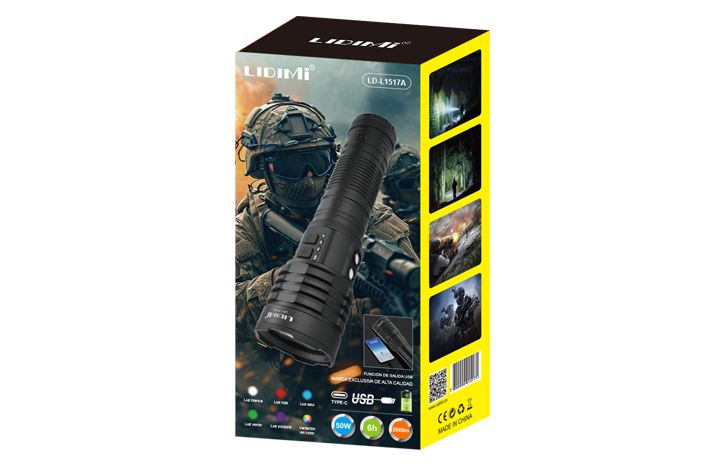 🔦 Linterna Cafini® Ultralight – ¡Iluminación, energía y versatilidad total!