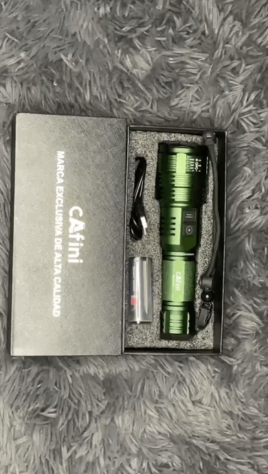 🔦 Linterna Cafini® Ultralight – ¡Iluminación, energía y versatilidad total!